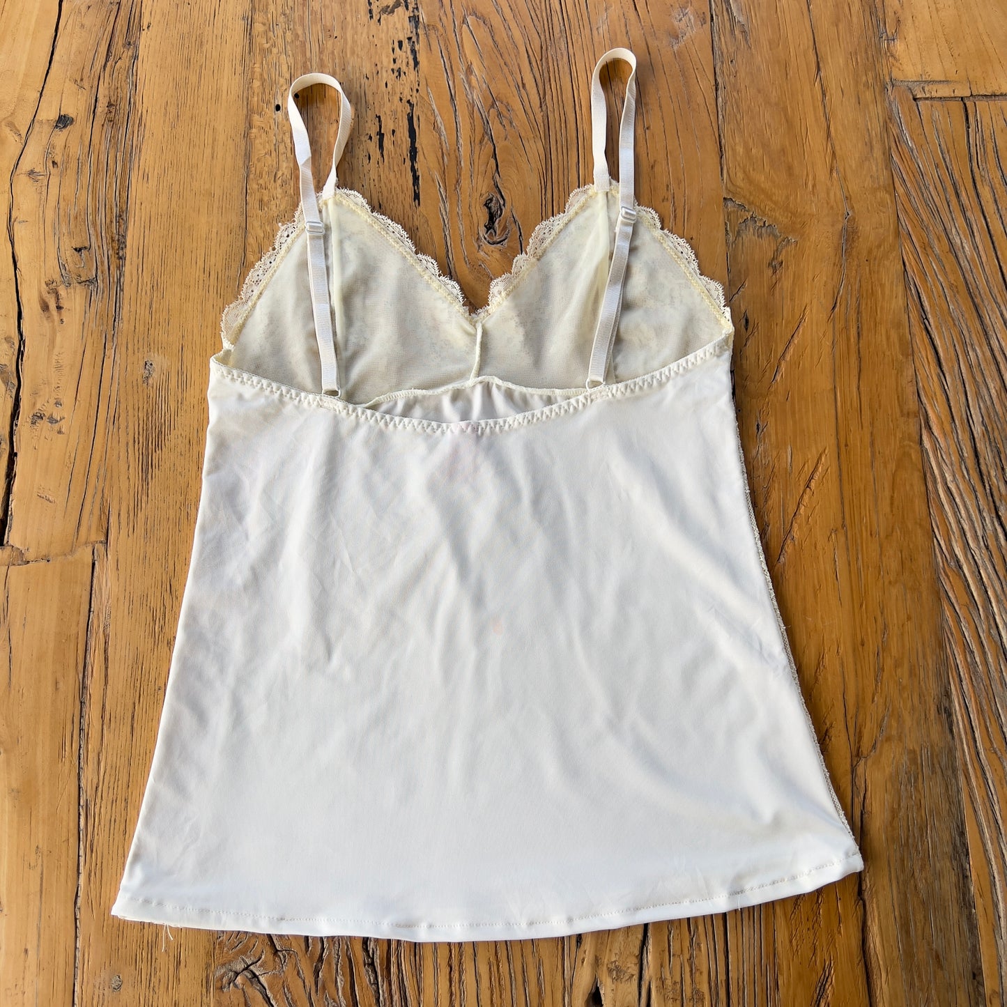white lace cami