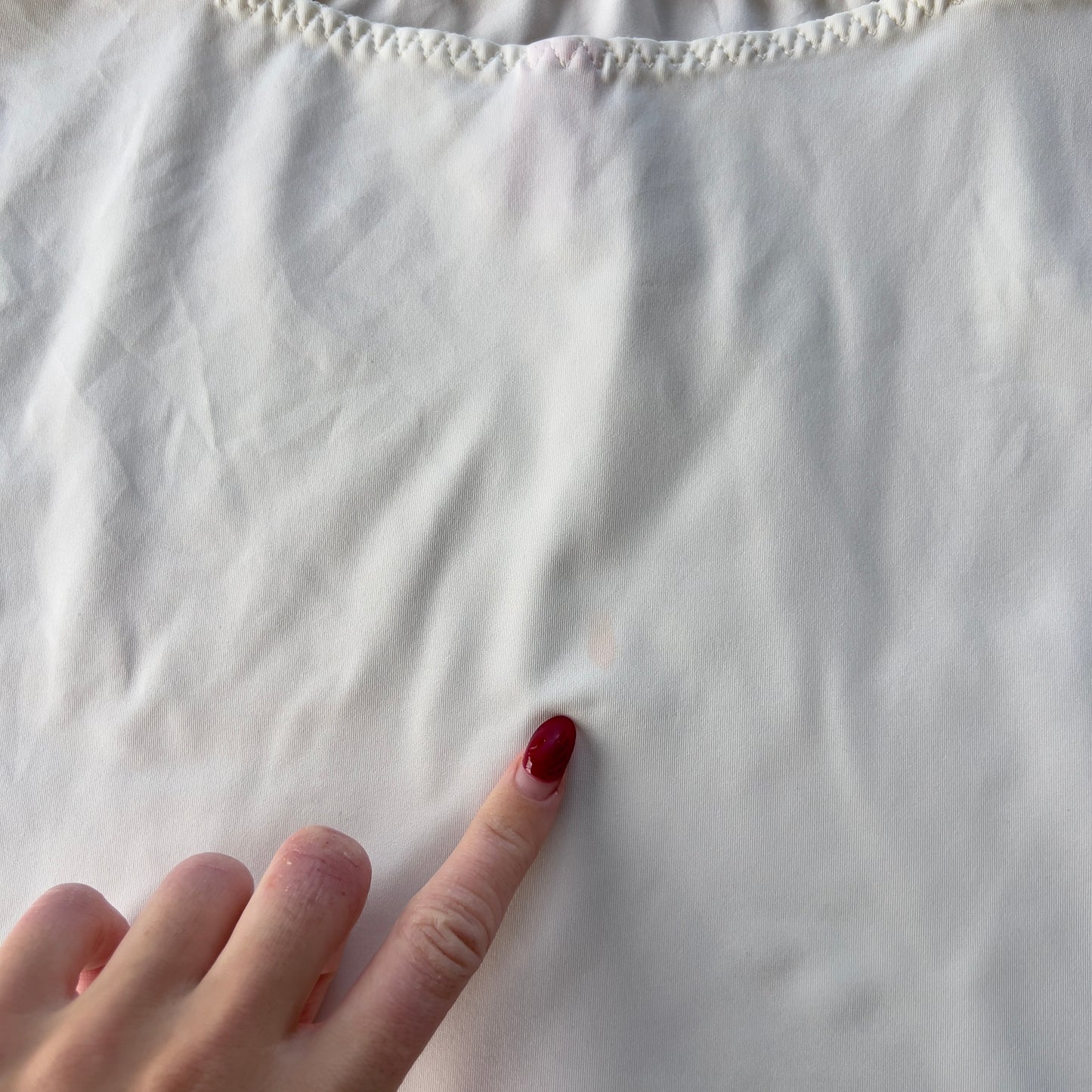 white lace cami