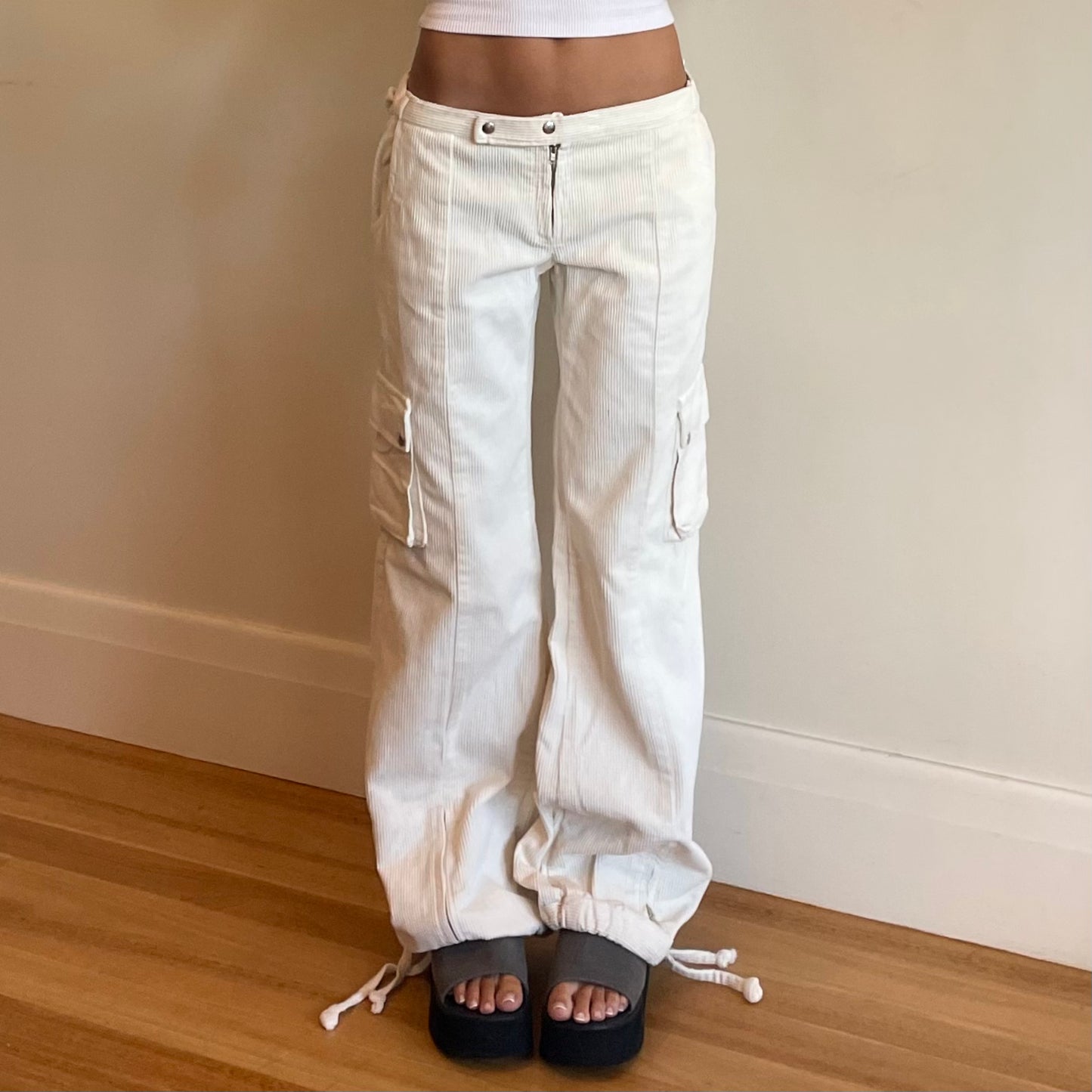 90s cord cargo pants