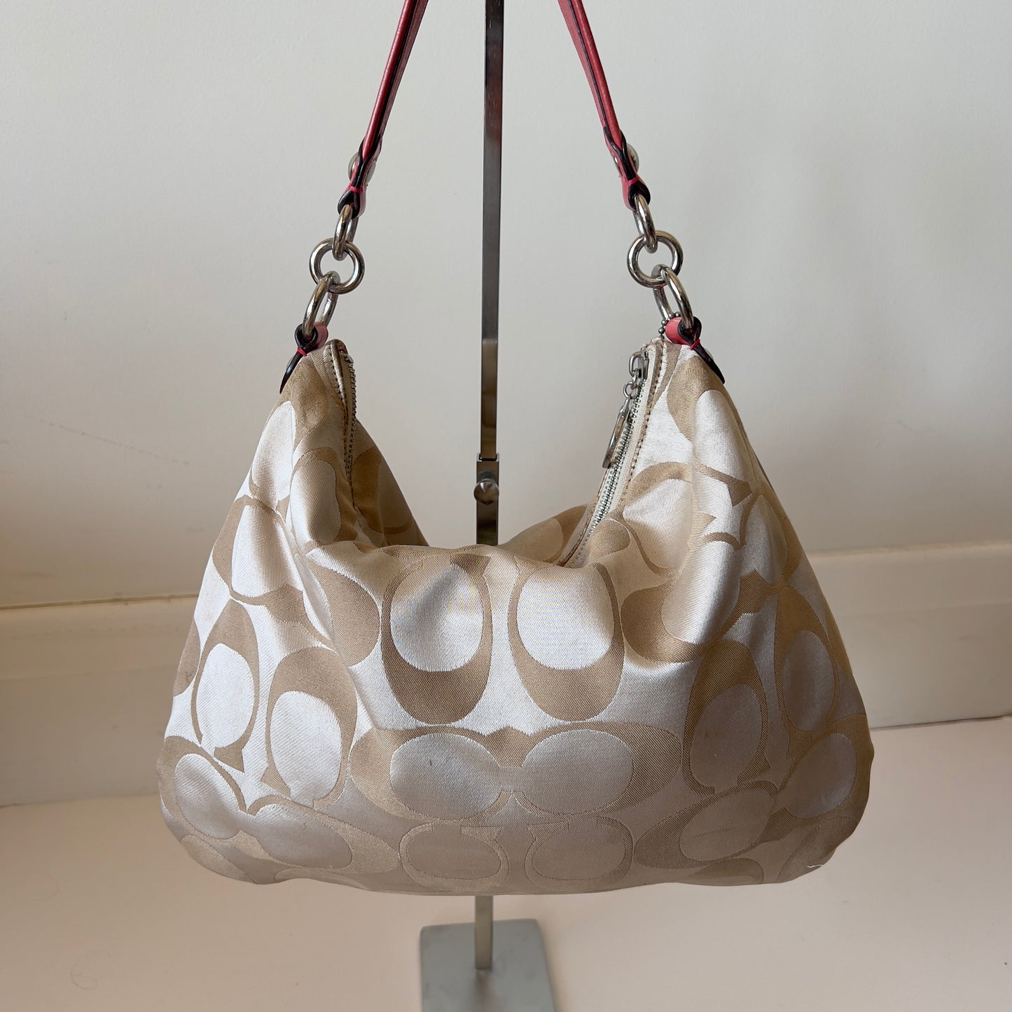 pink Coach poppy bag
