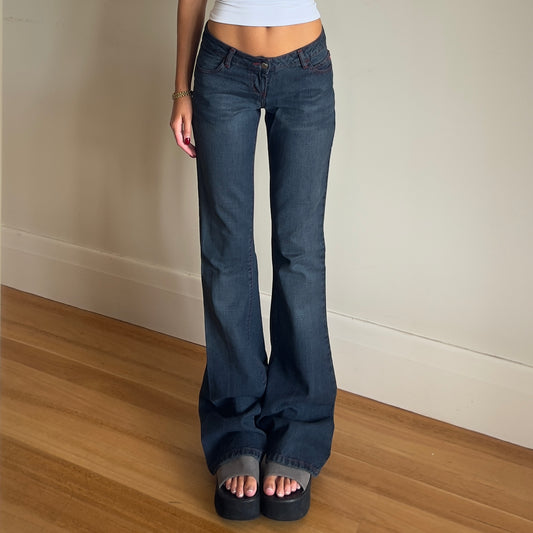dark wash flared Miss Sixty jeans