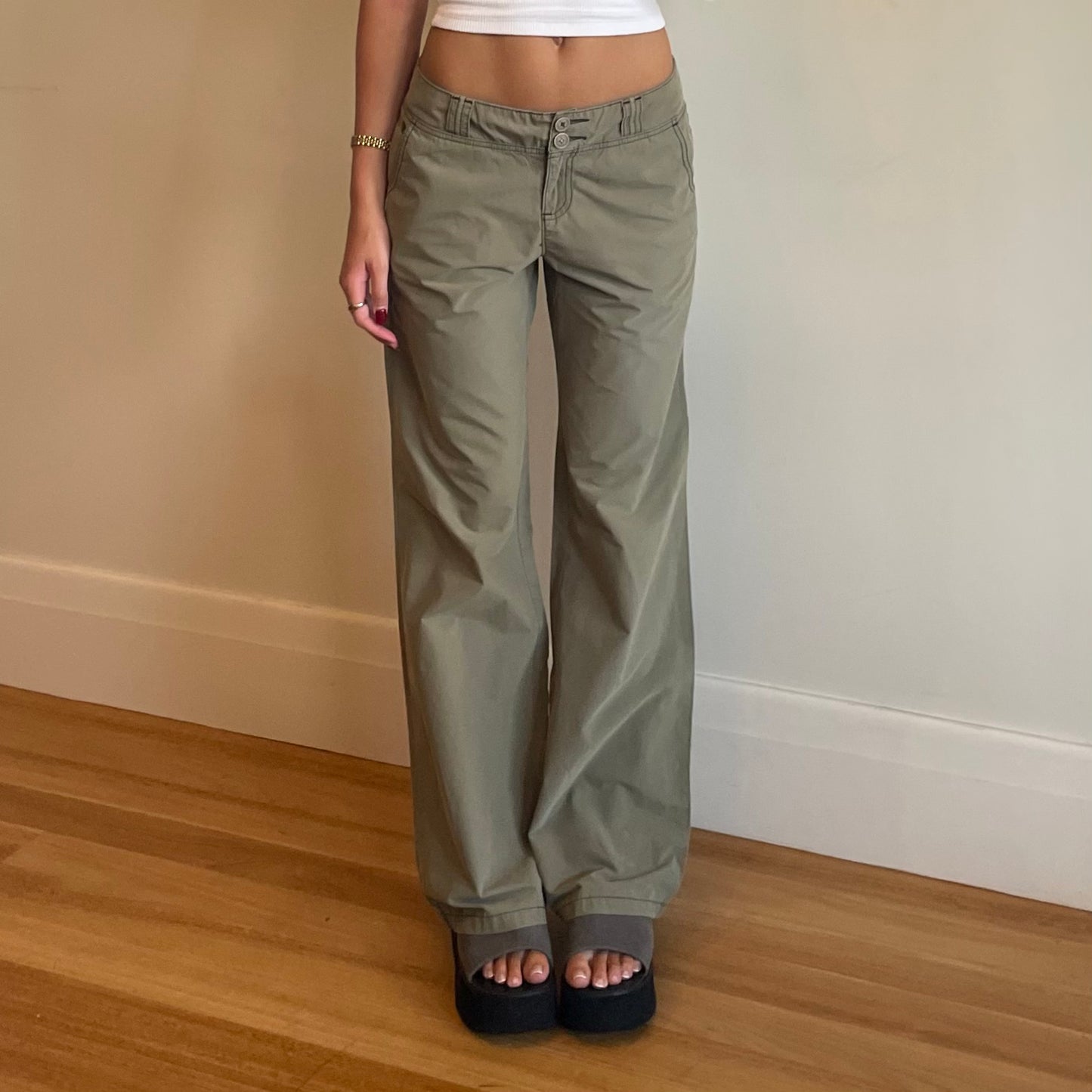 90s khaki trousers