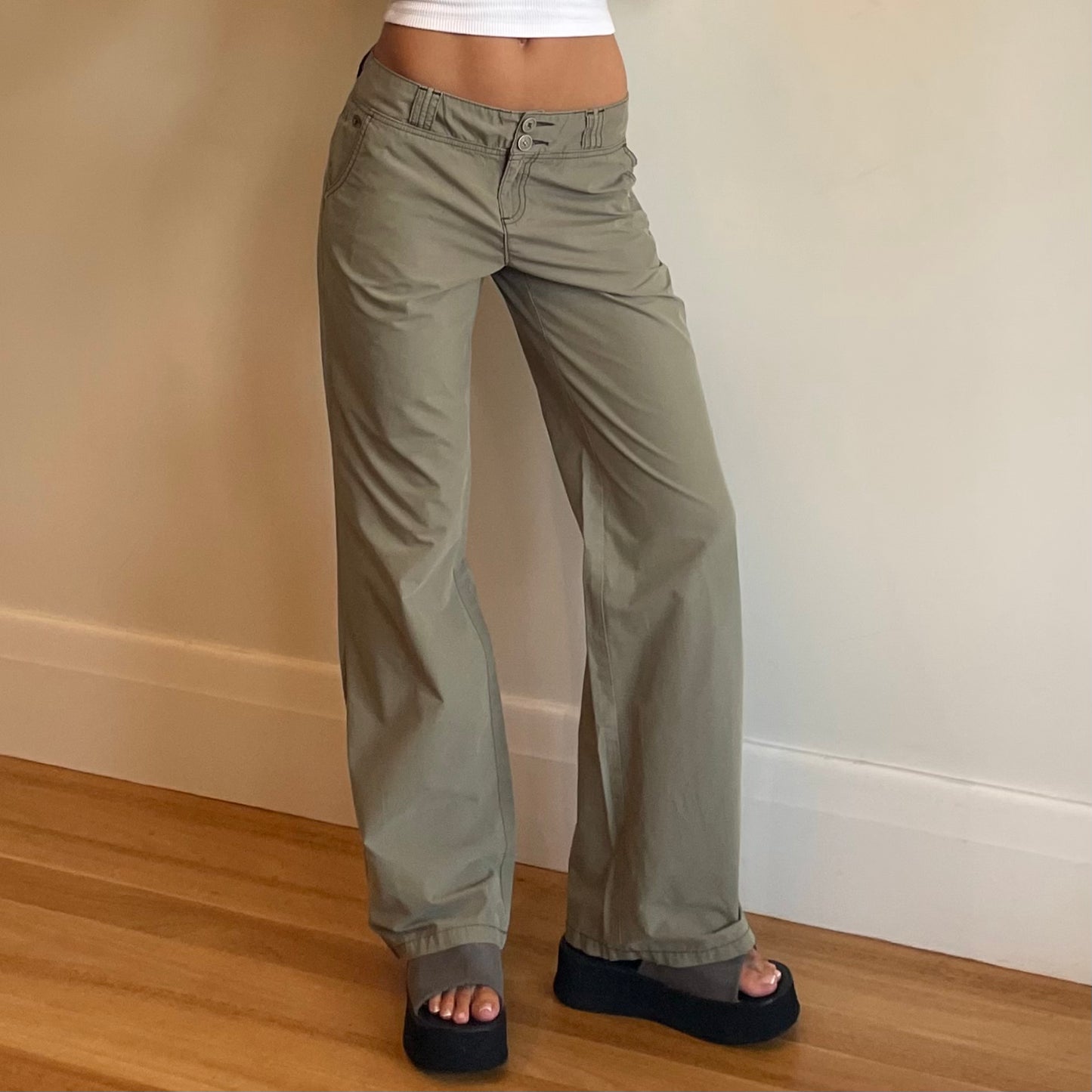 90s khaki trousers