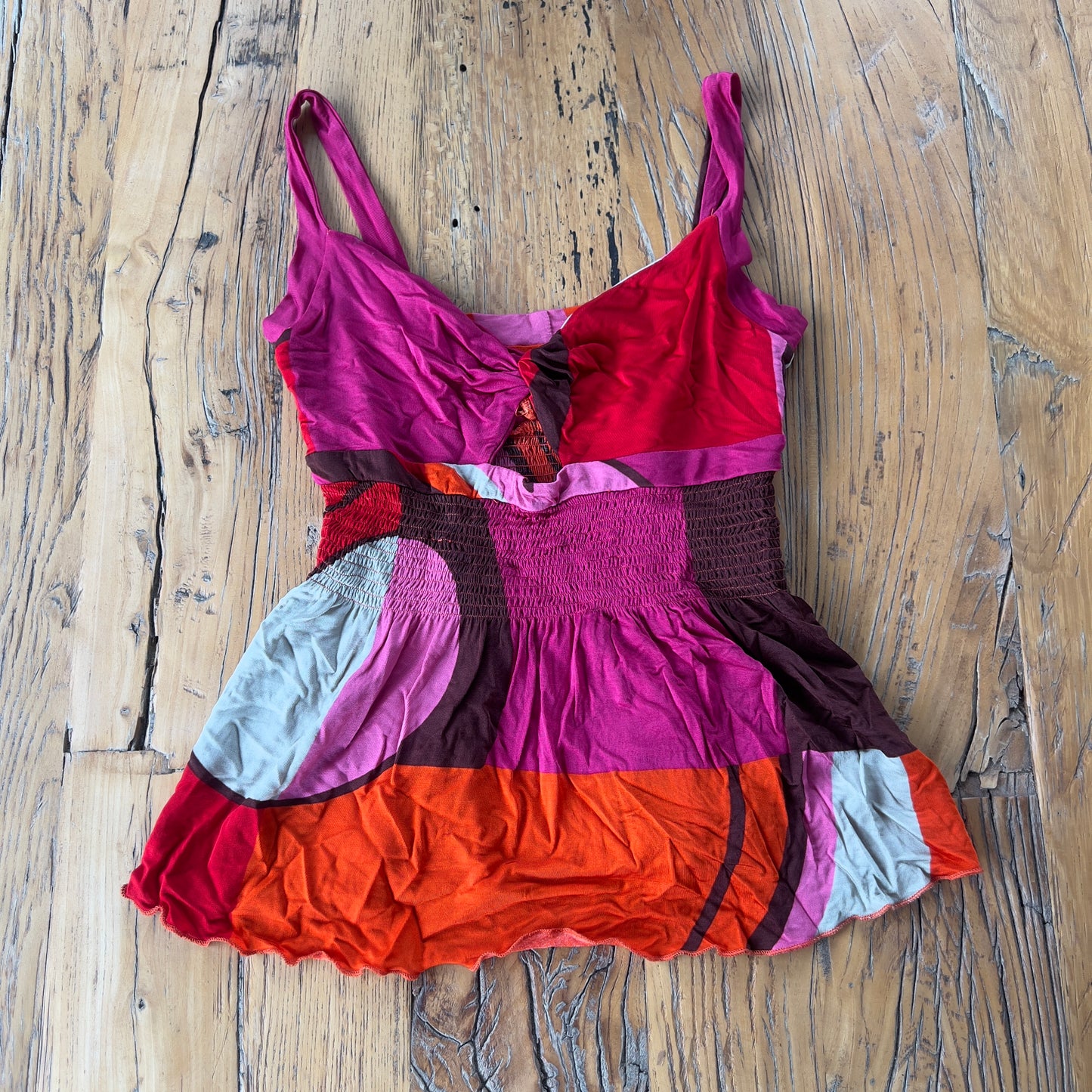 graphic print Guess top