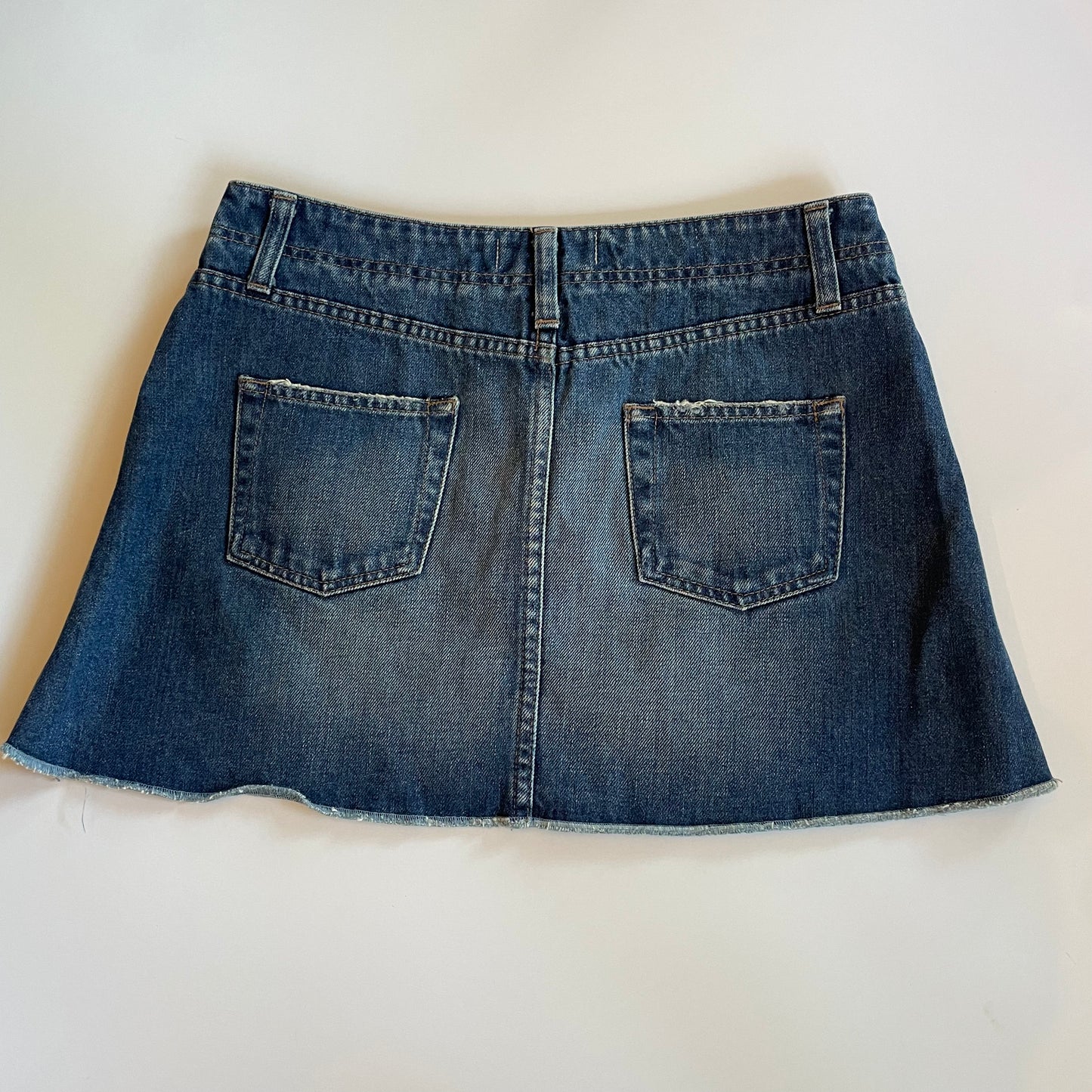 y2k denim mini skirt