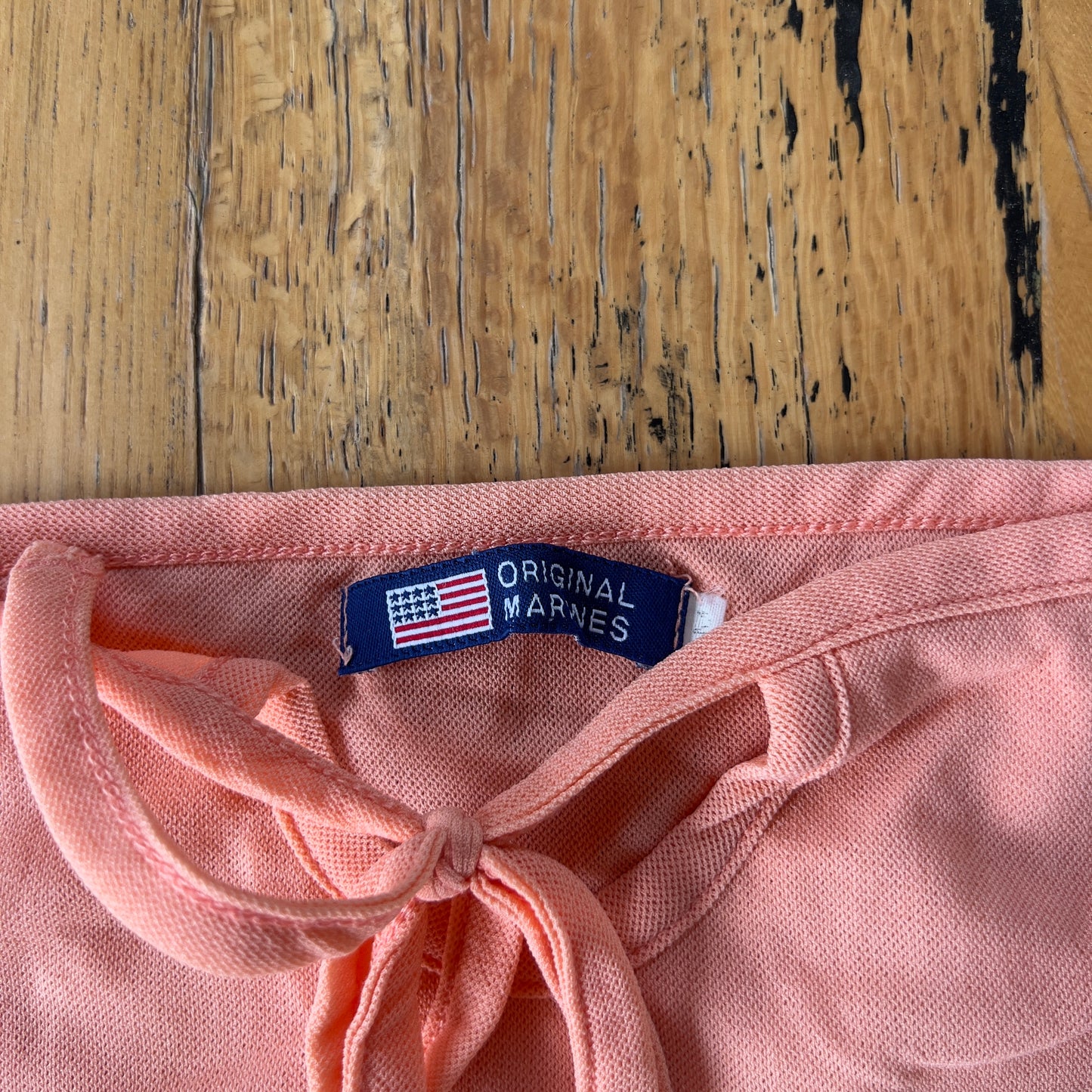 coral pink mesh tank