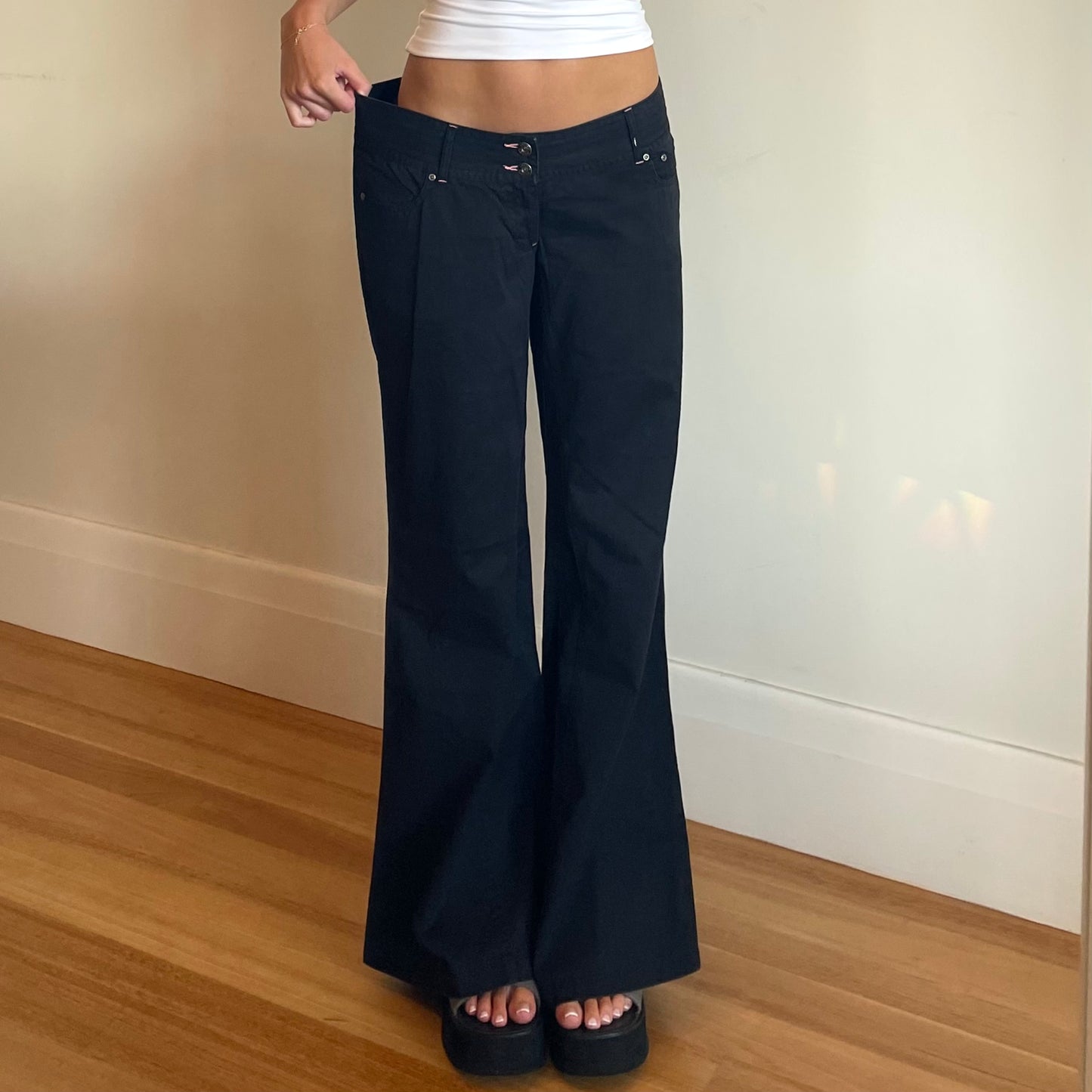 2000s flared Ripcurl pants - Size AU 10-12