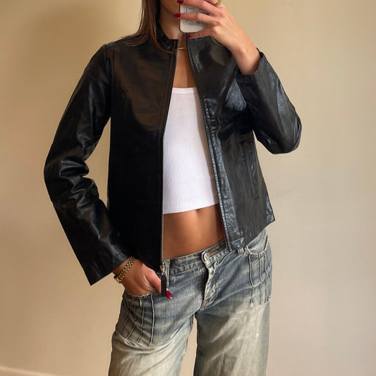 vintage Roxy leather jacket