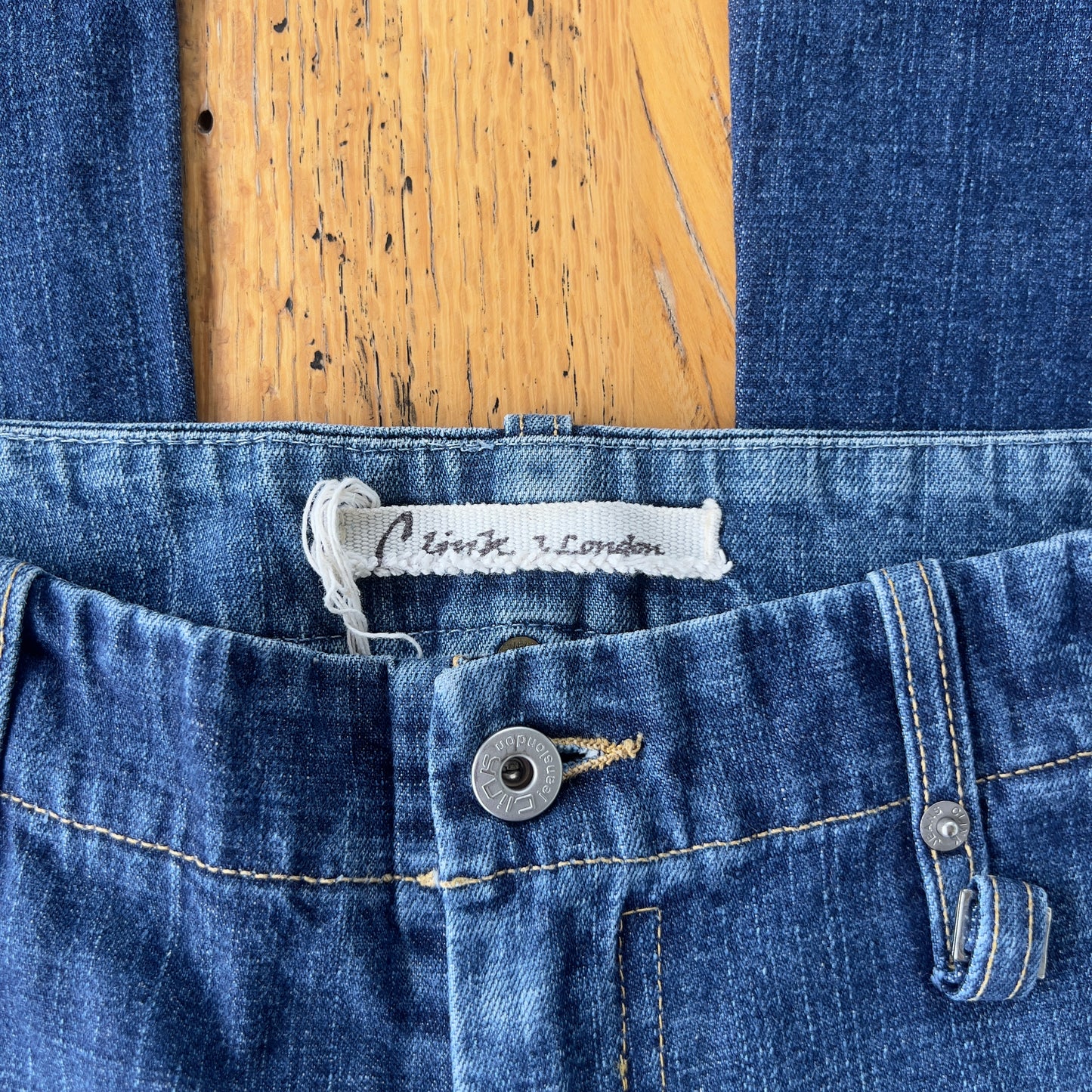 wide leg denim jeans