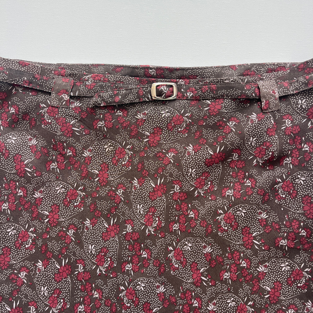 floral midi skirt