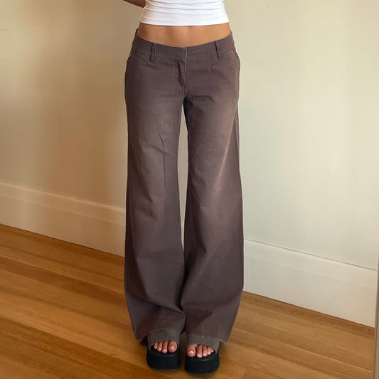 2000s brown Roxy pants - Size AU 10