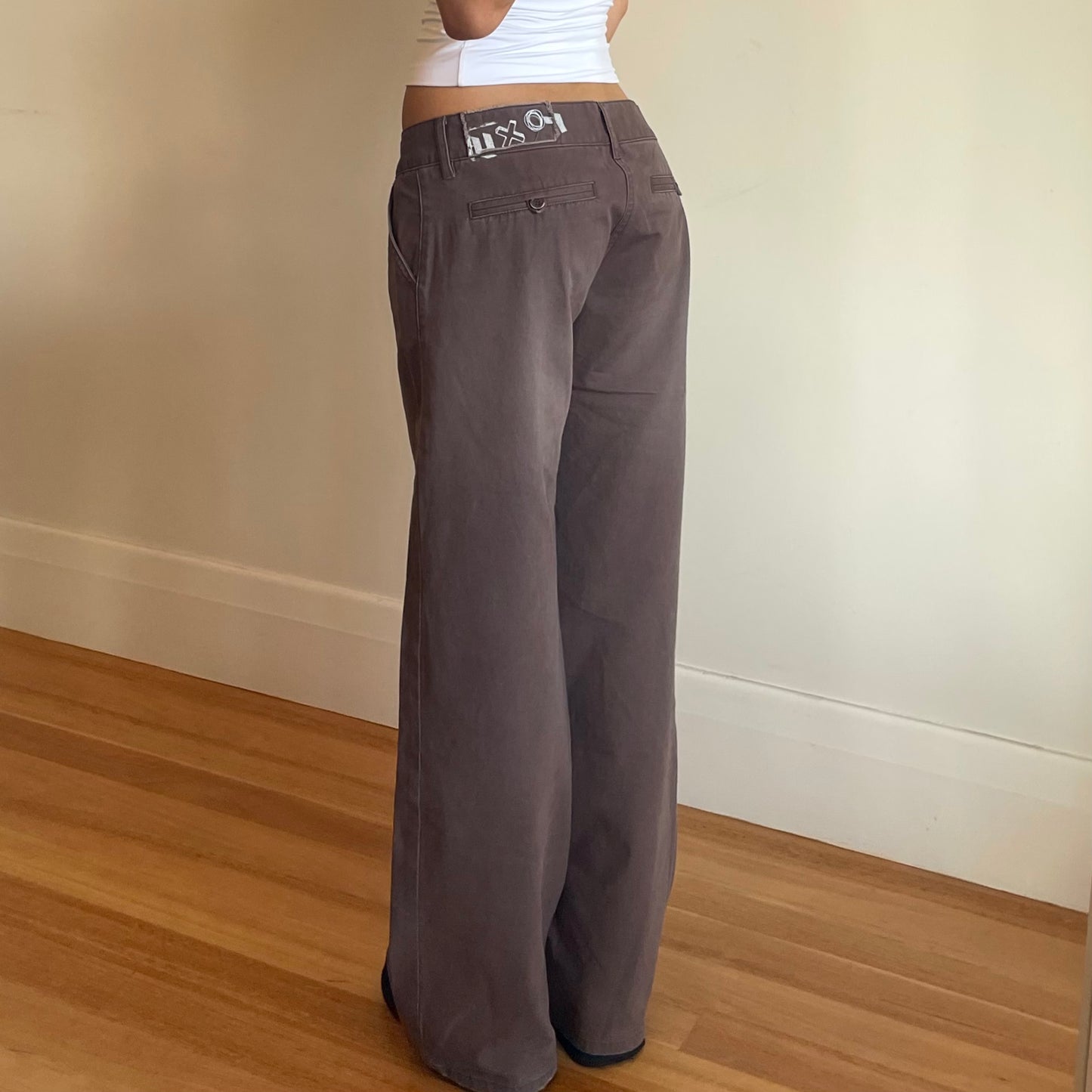 2000s brown Roxy pants - Size AU 10