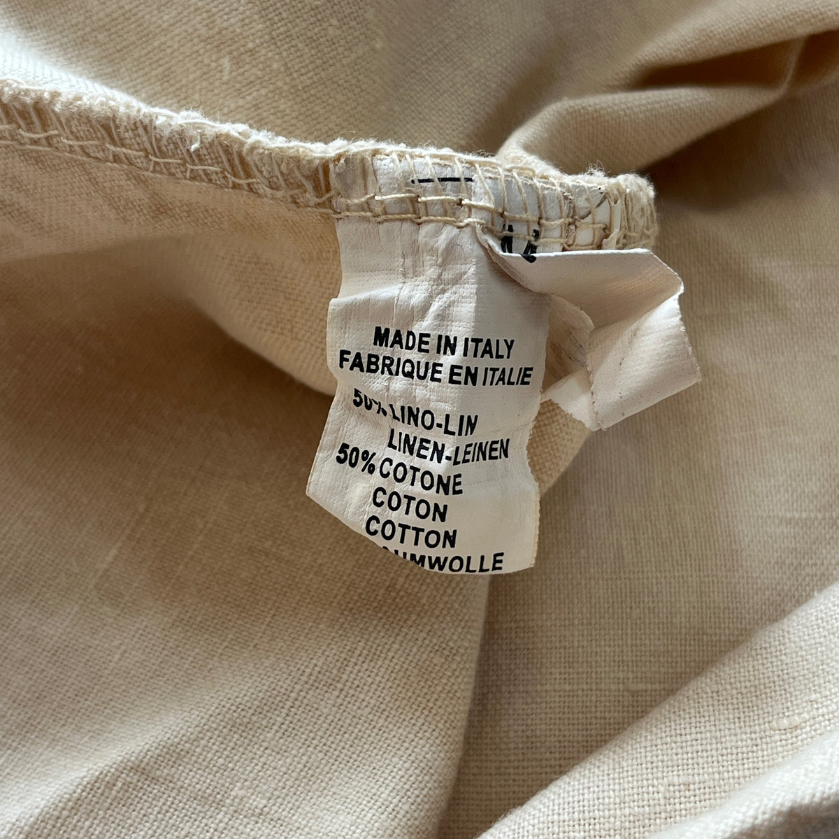 linen midi skirt