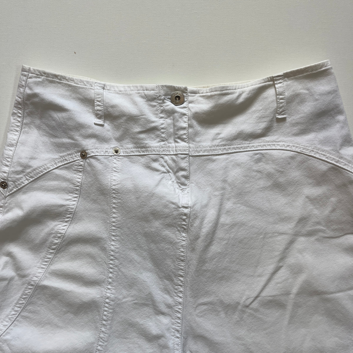 white midi skirt