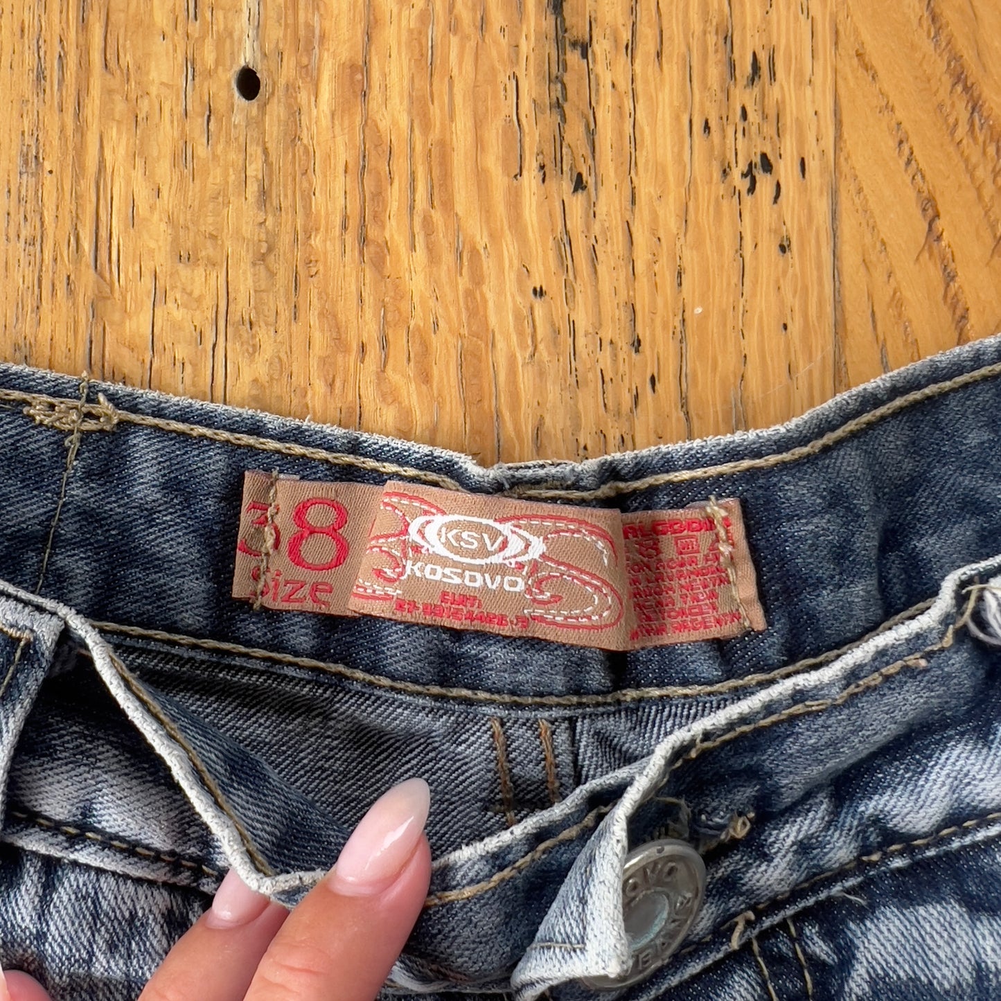 denim micro mini shorts