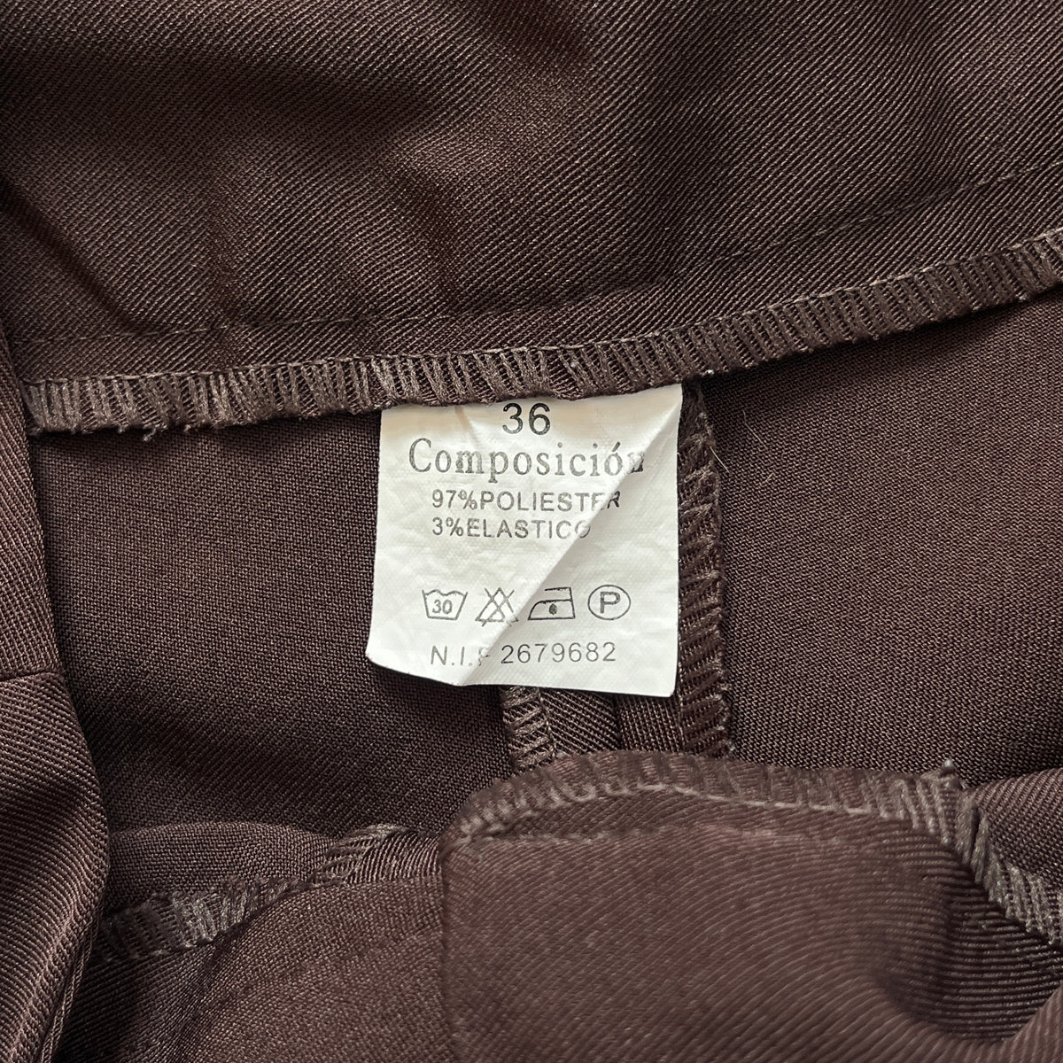 brown trousers