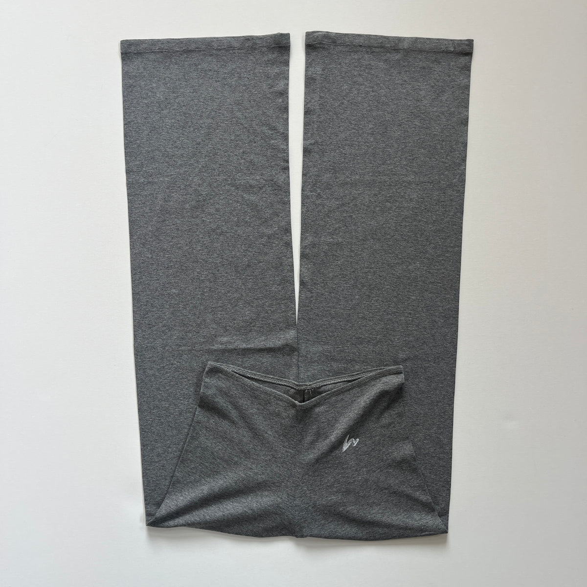 grey wide leg sweatpants