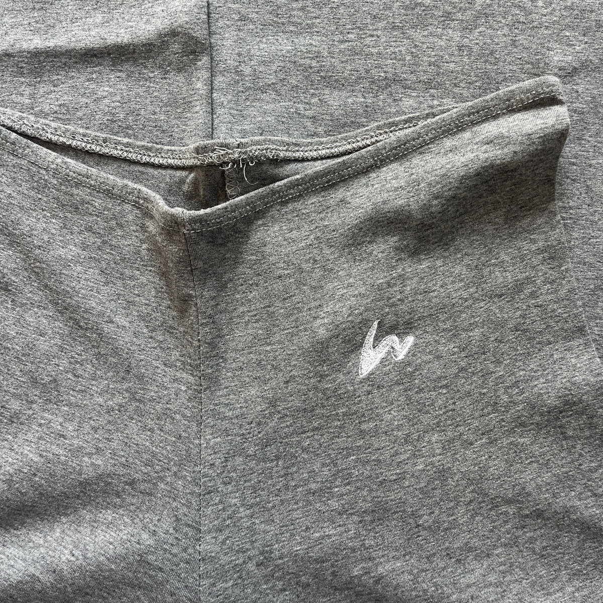 grey wide leg sweatpants