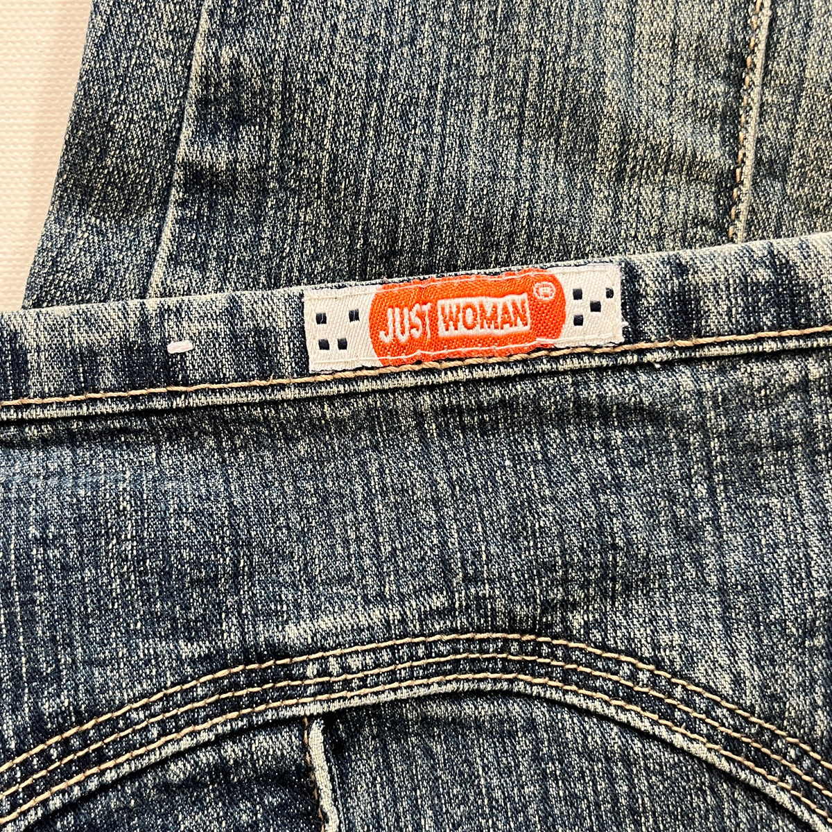 flared pin tuck jeans