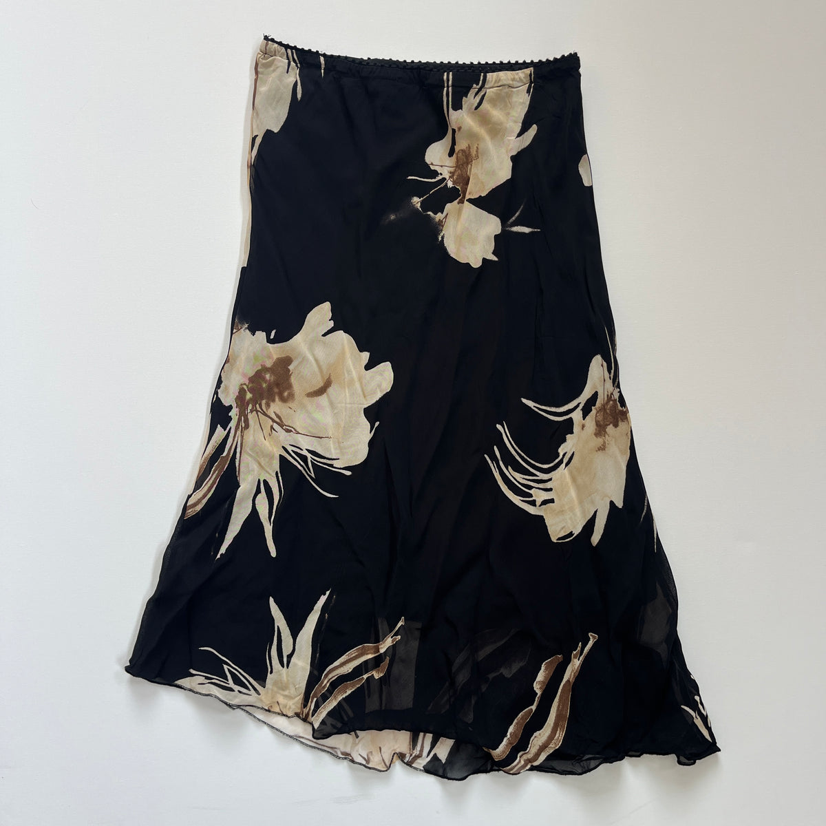 floral midi skirt