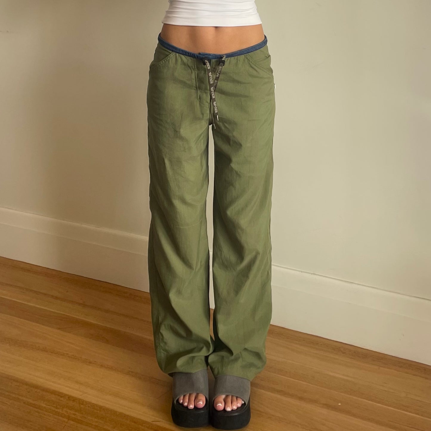 vintage green Roxy pants