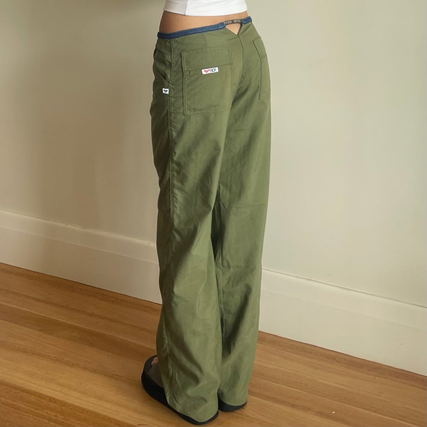 vintage green Roxy pants