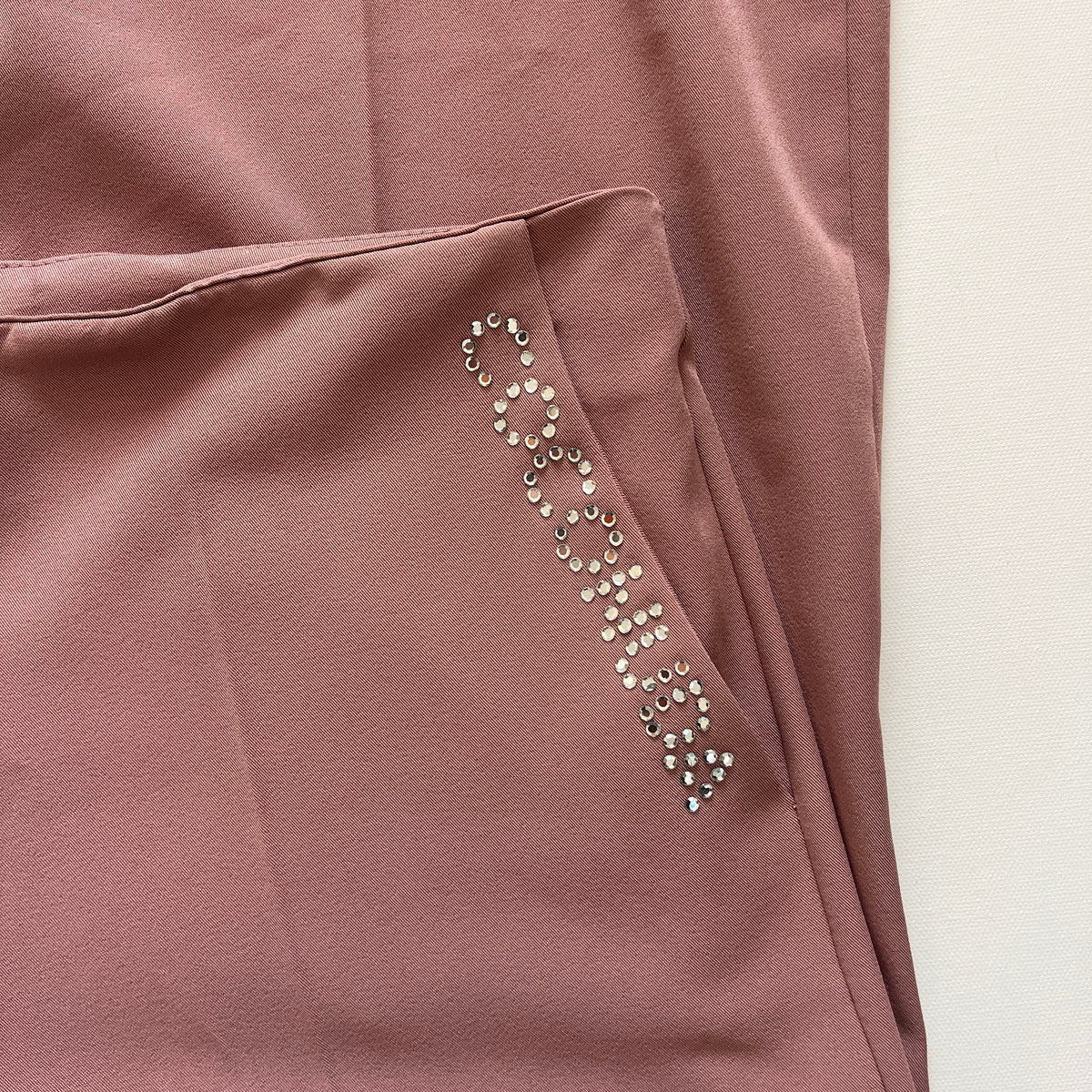 pink wide leg trousers