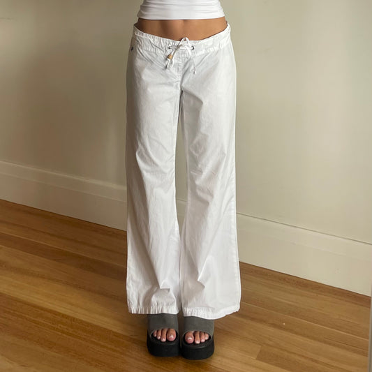 y2k white Roxy pants