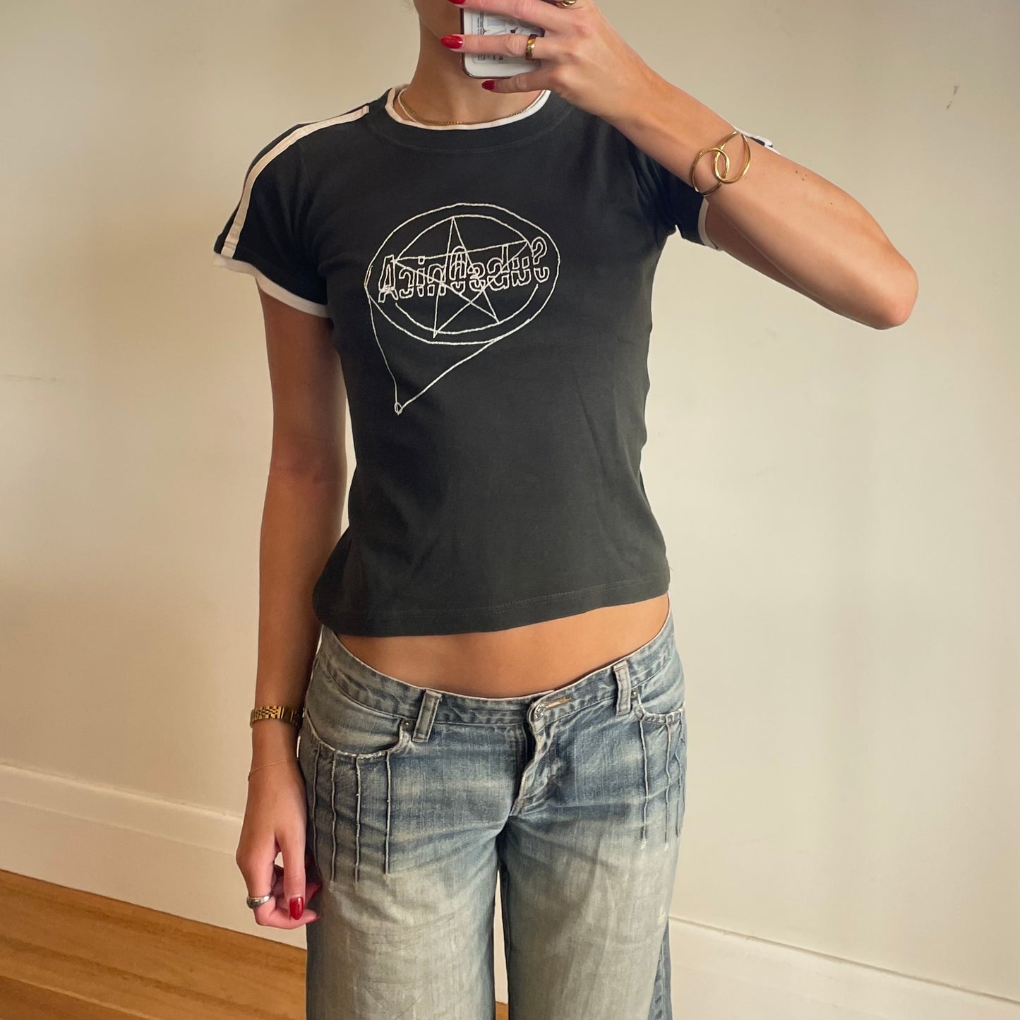 vintage graphic baby tee