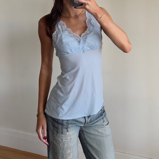 blue lace cami