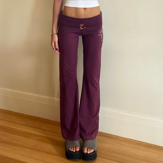 2000s flared yoga pants