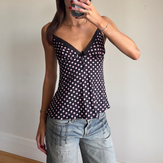 polka dot cami