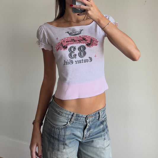 y2k graphic Juicy Couture top