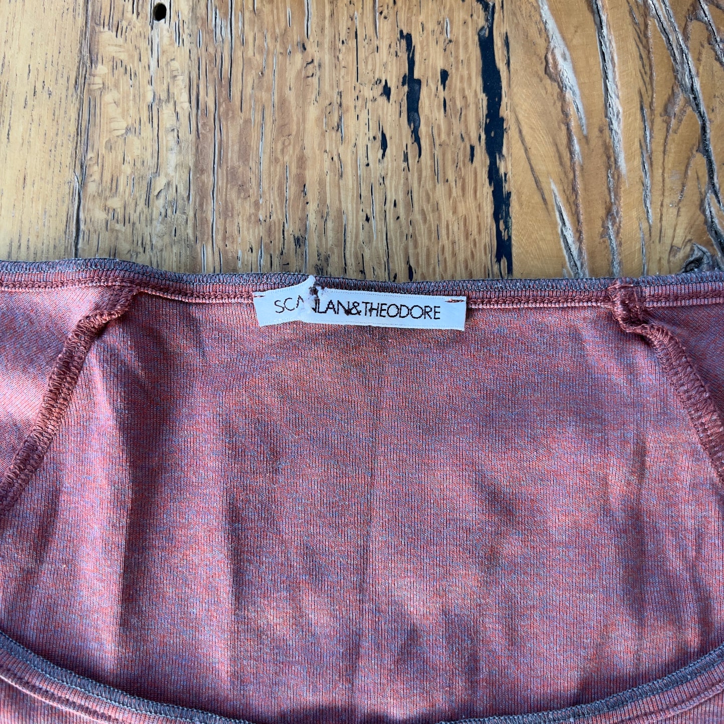 3/4 sleeve Scanlan & Theodore top