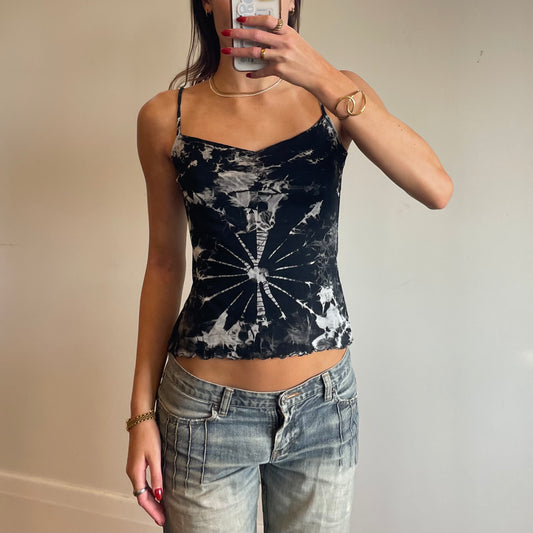 90s skeleton print cami