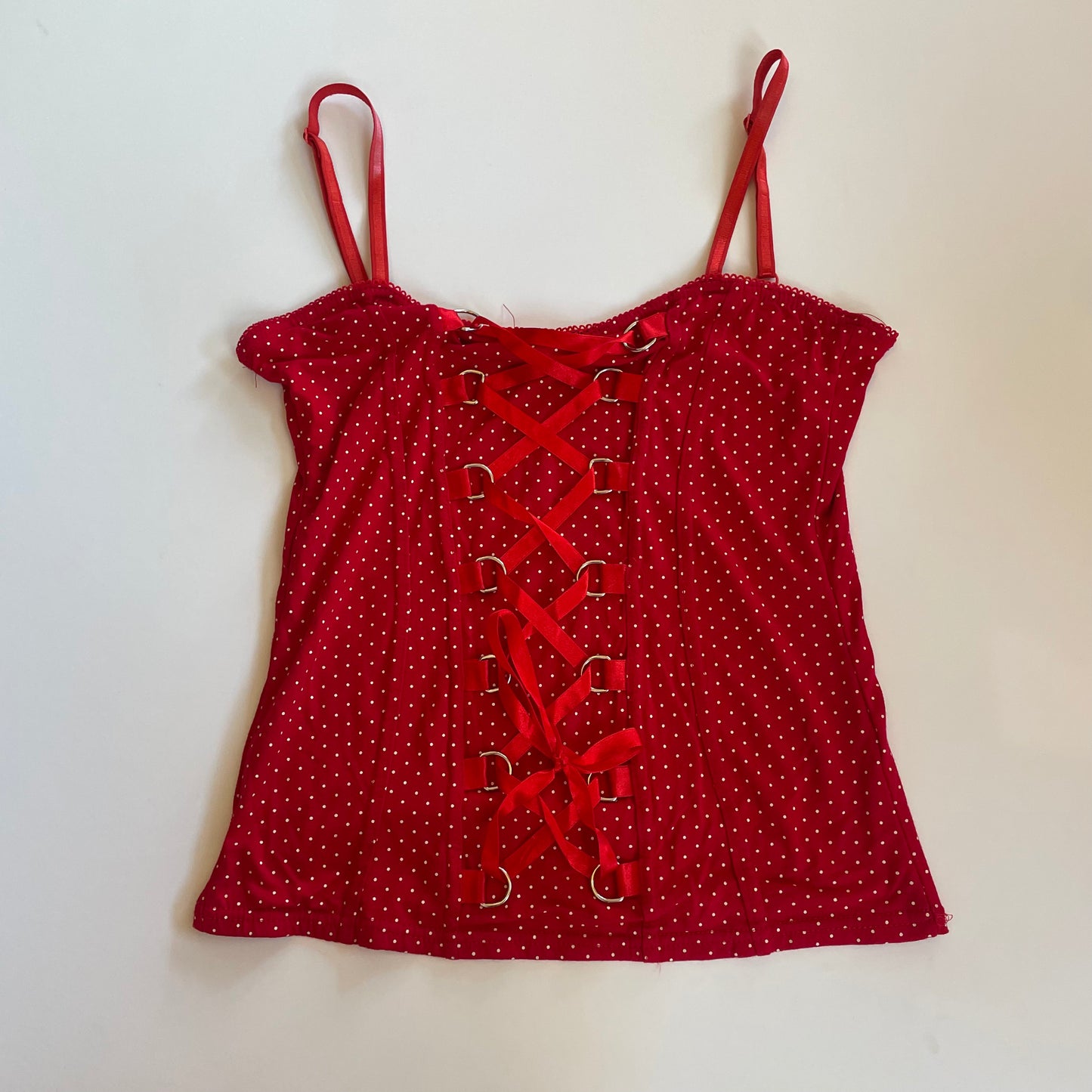 2000s red cami