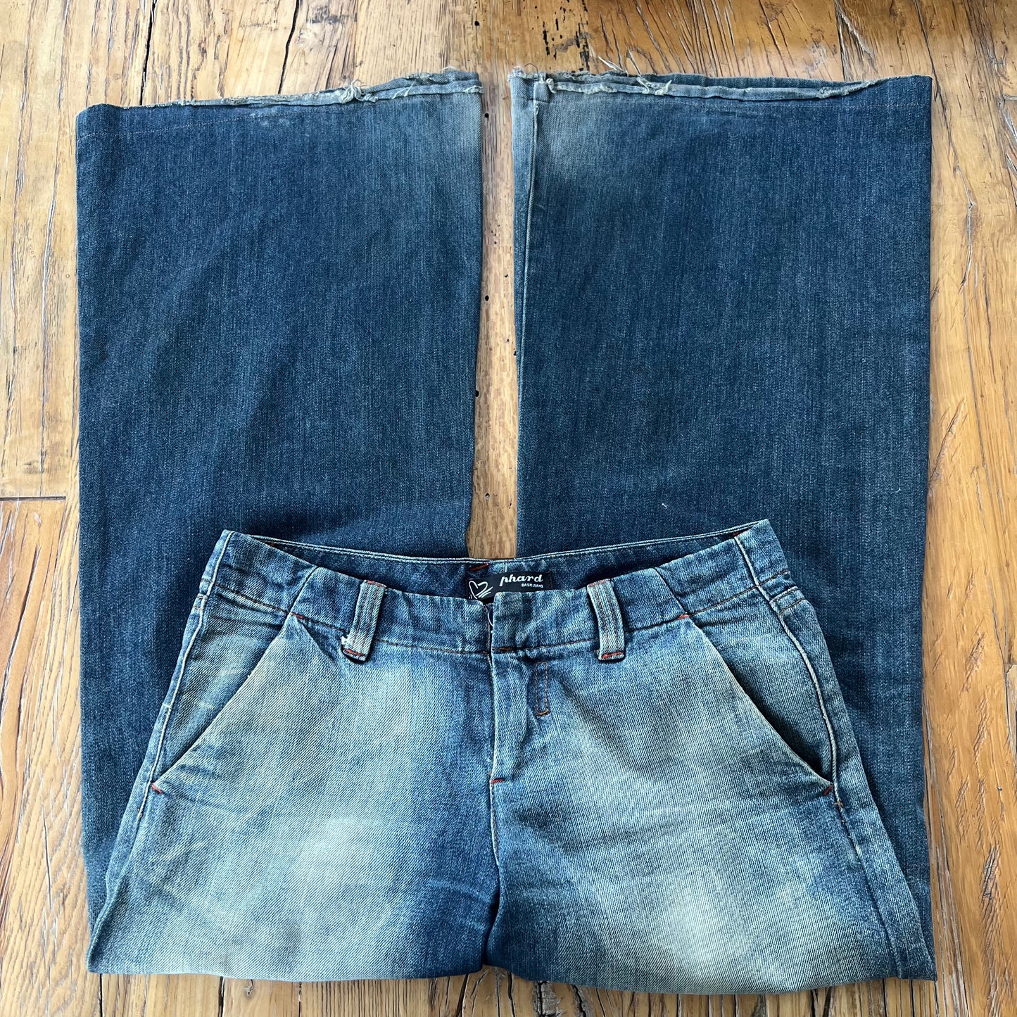 low rise acid wash jeans