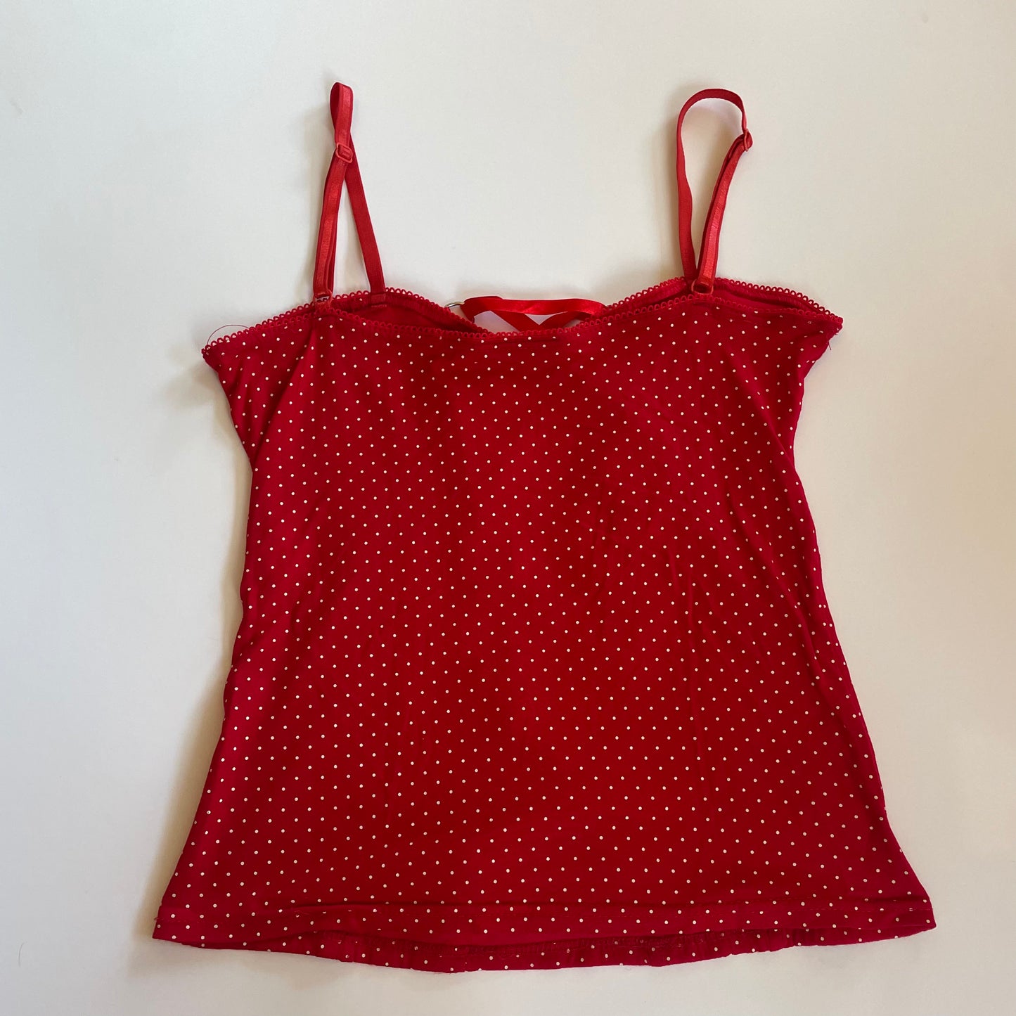 2000s red cami