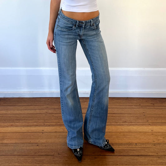 bootcut denim jeans