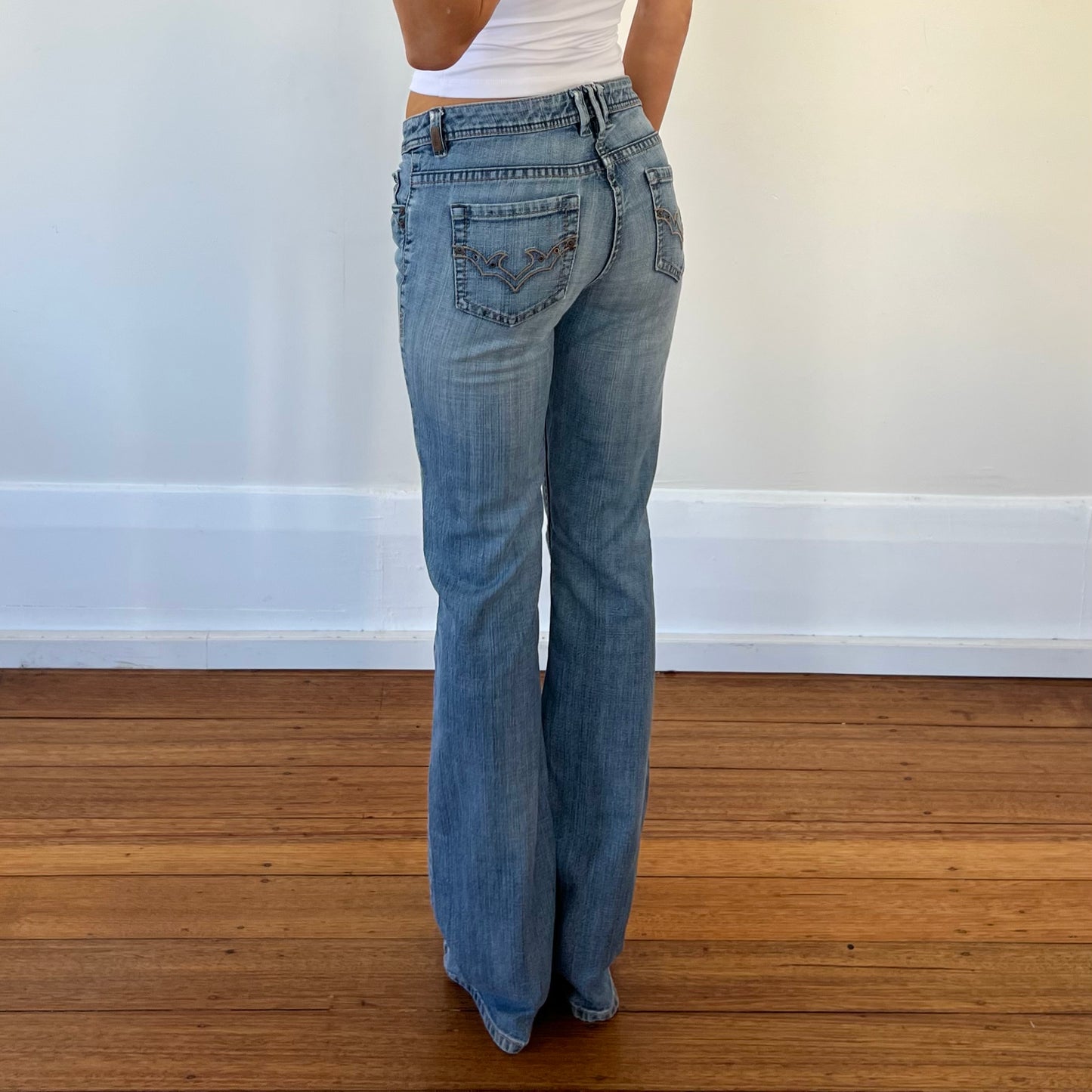 bootcut denim jeans