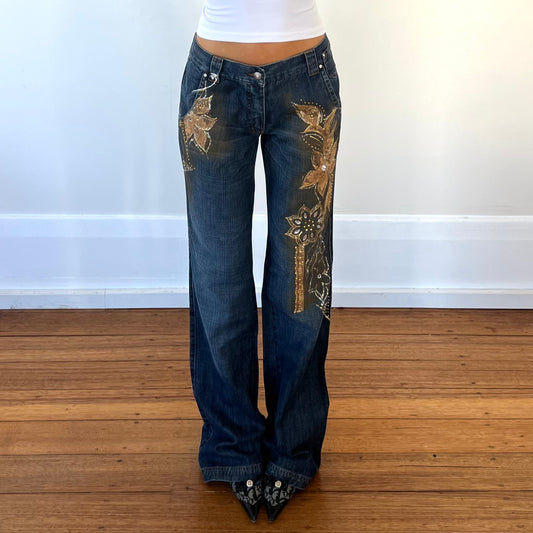 deadstock sequin jeans