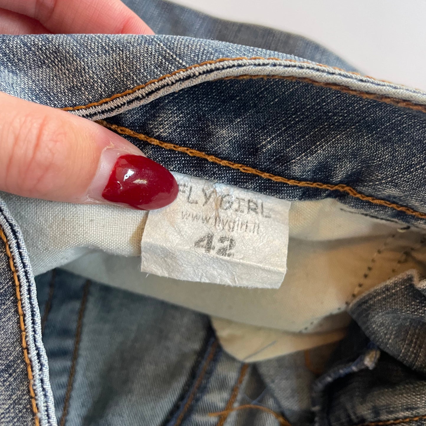 y2k denim mini skirt