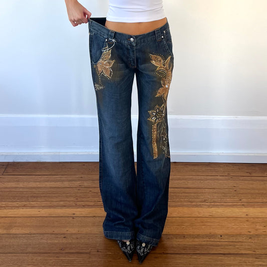 deadstock sequin jeans