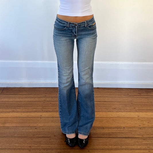 bootcut denim jeans