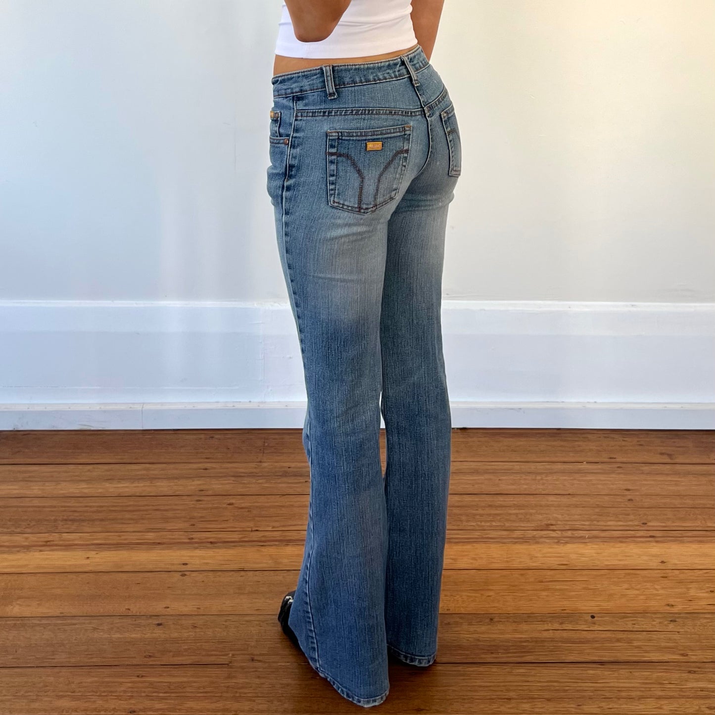 bootcut denim jeans