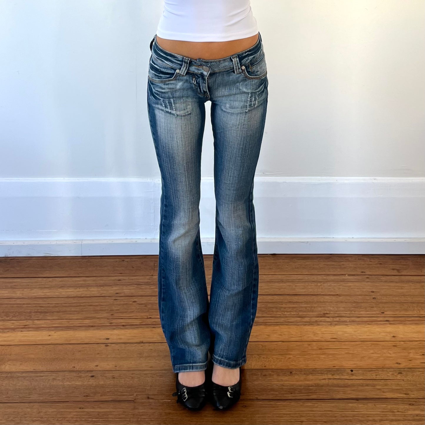 bootcut denim jeans