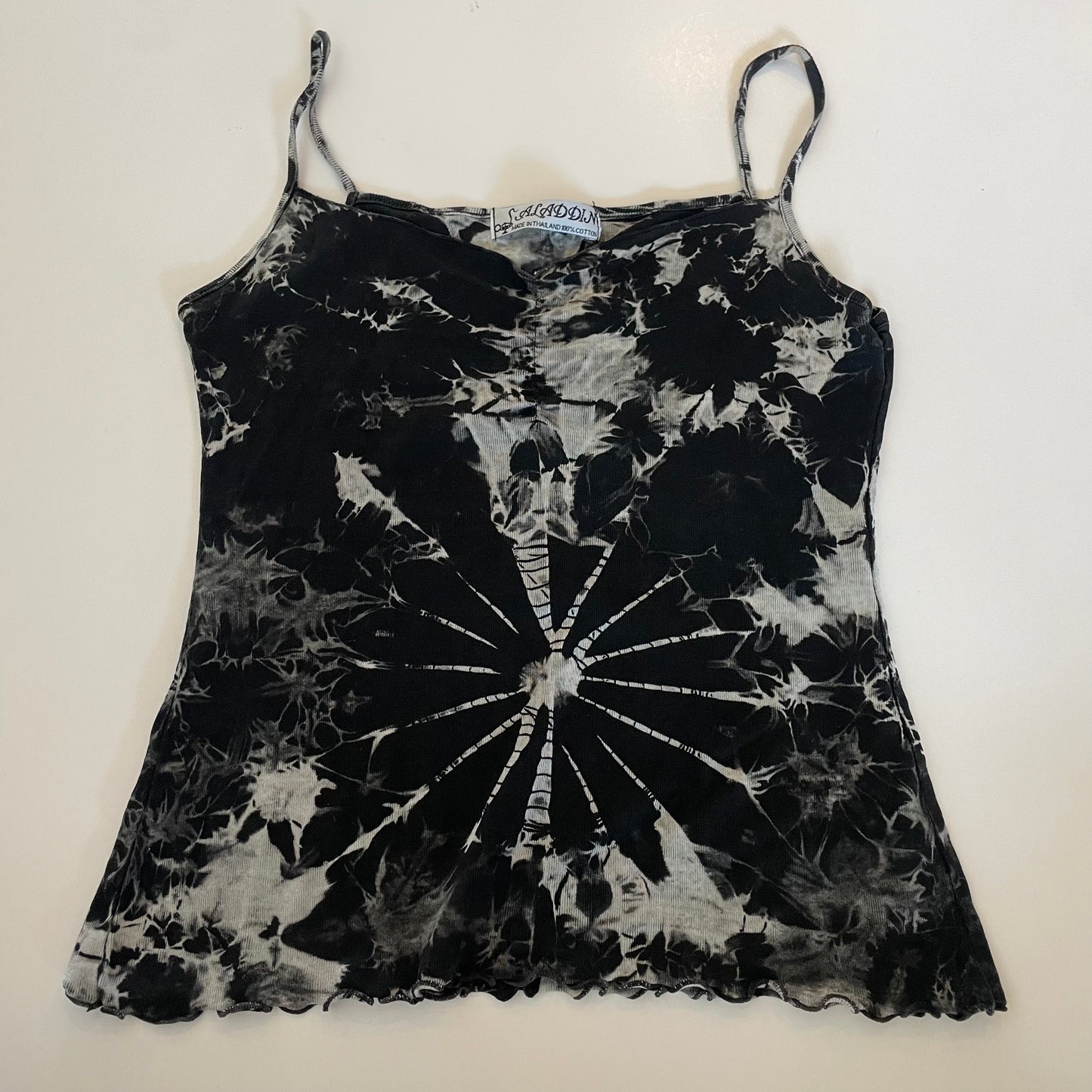 90s skeleton print cami