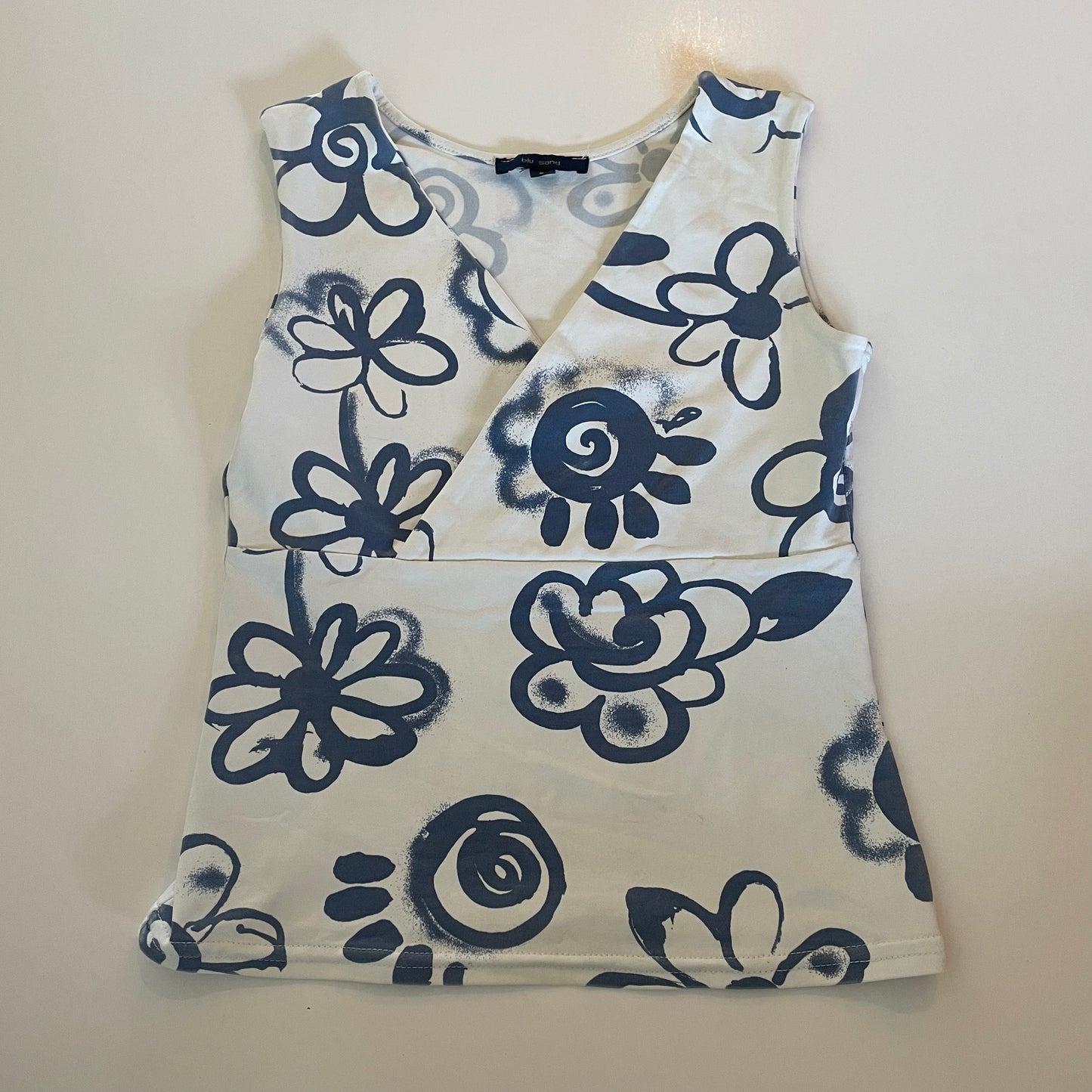 2000s printed tank top