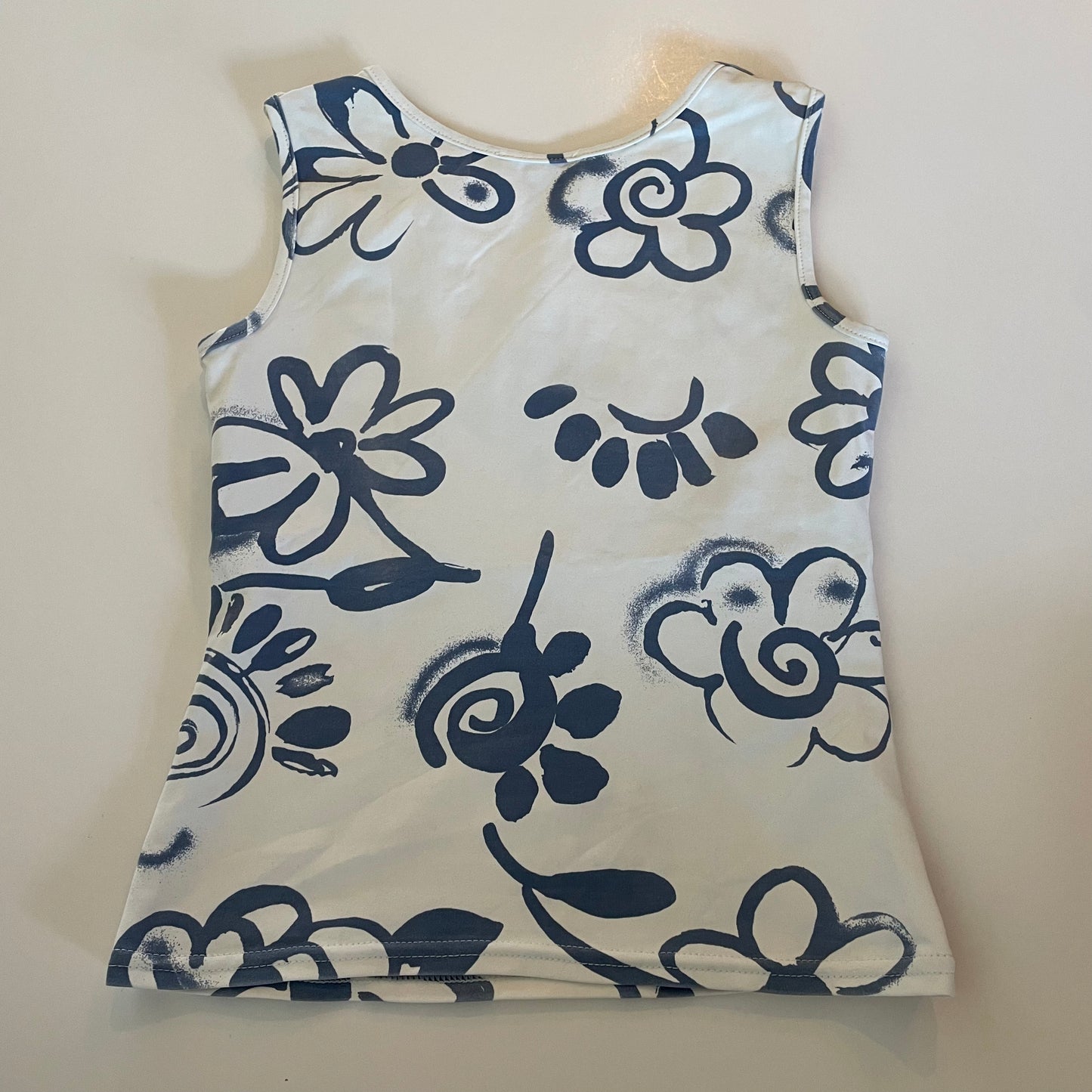 2000s printed tank top