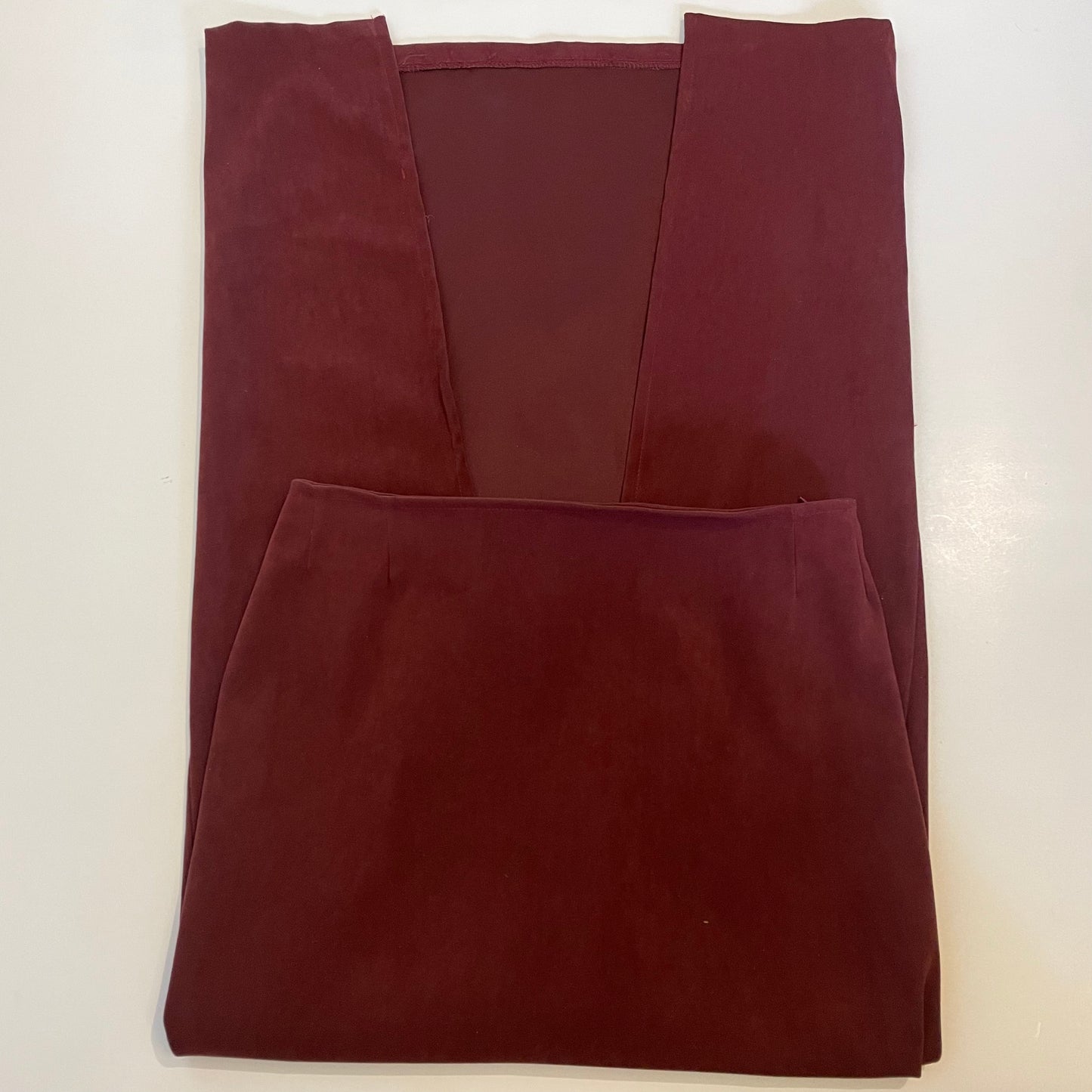 90s burgundy maxi skirt